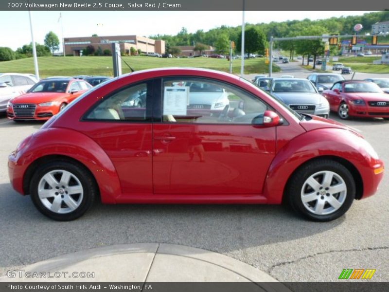 Salsa Red / Cream 2007 Volkswagen New Beetle 2.5 Coupe