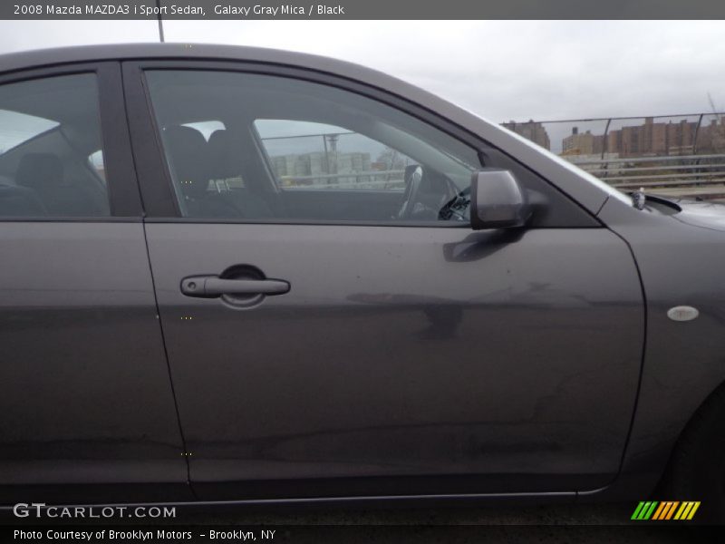 Galaxy Gray Mica / Black 2008 Mazda MAZDA3 i Sport Sedan