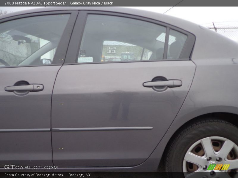 Galaxy Gray Mica / Black 2008 Mazda MAZDA3 i Sport Sedan