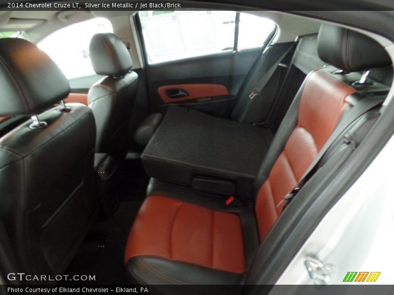 Silver Ice Metallic / Jet Black/Brick 2014 Chevrolet Cruze LT