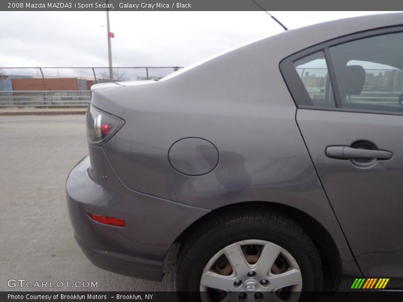 Galaxy Gray Mica / Black 2008 Mazda MAZDA3 i Sport Sedan