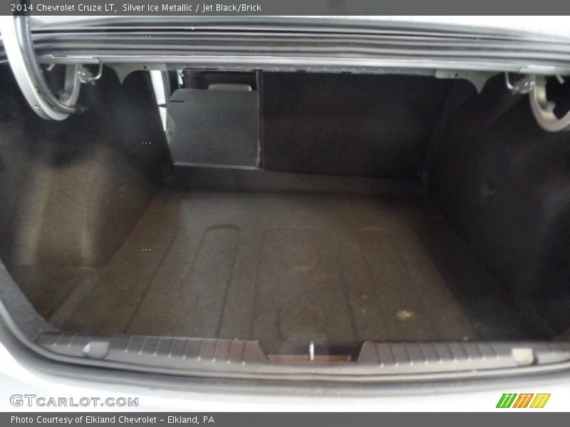 Silver Ice Metallic / Jet Black/Brick 2014 Chevrolet Cruze LT