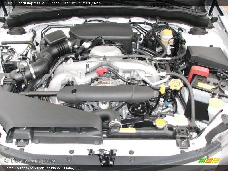 Satin White Pearl / Ivory 2009 Subaru Impreza 2.5i Sedan