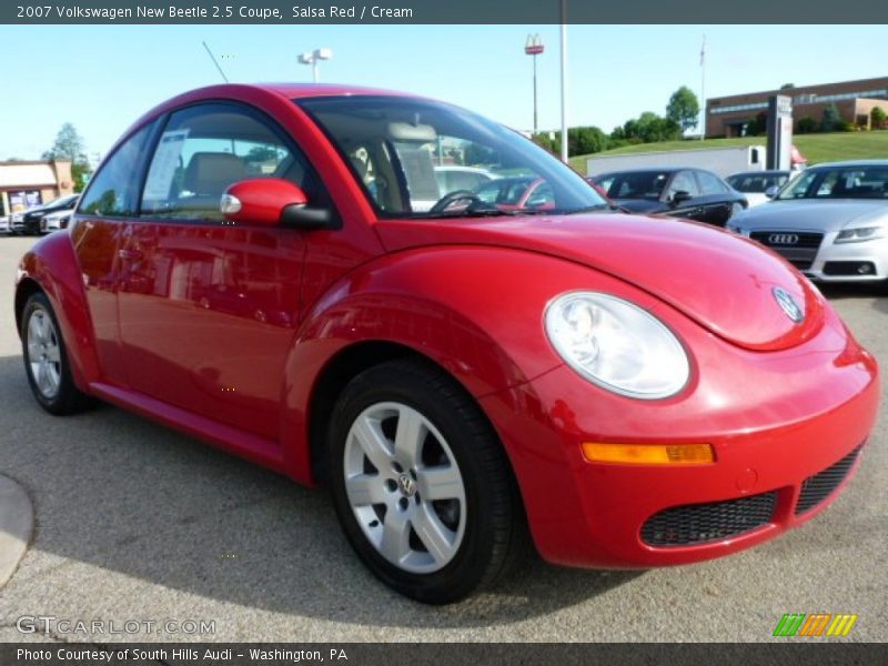 Salsa Red / Cream 2007 Volkswagen New Beetle 2.5 Coupe