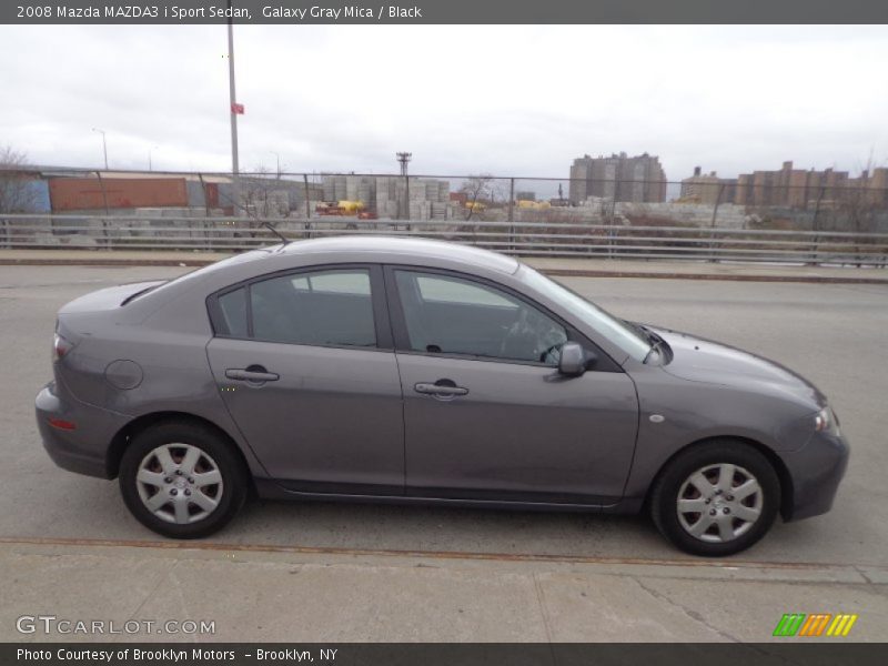 Galaxy Gray Mica / Black 2008 Mazda MAZDA3 i Sport Sedan