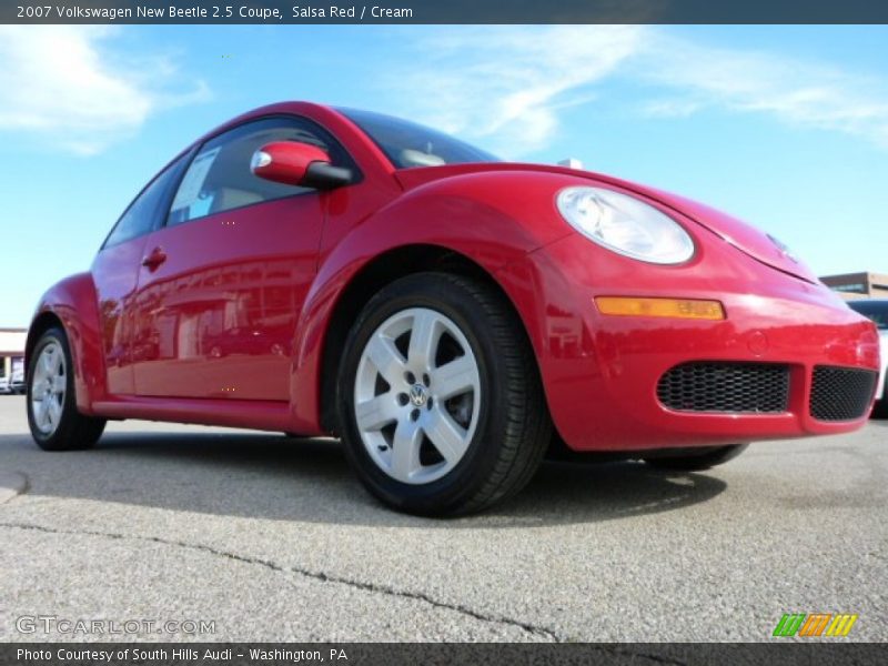 Salsa Red / Cream 2007 Volkswagen New Beetle 2.5 Coupe