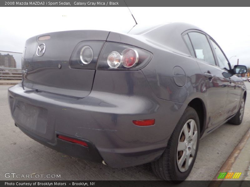 Galaxy Gray Mica / Black 2008 Mazda MAZDA3 i Sport Sedan