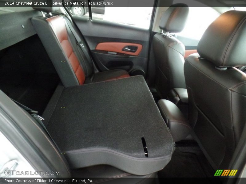 Silver Ice Metallic / Jet Black/Brick 2014 Chevrolet Cruze LT