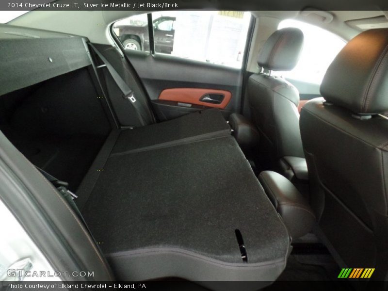 Silver Ice Metallic / Jet Black/Brick 2014 Chevrolet Cruze LT