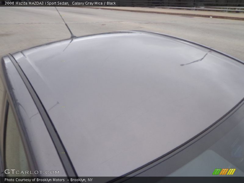 Galaxy Gray Mica / Black 2008 Mazda MAZDA3 i Sport Sedan