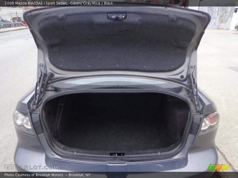 Galaxy Gray Mica / Black 2008 Mazda MAZDA3 i Sport Sedan