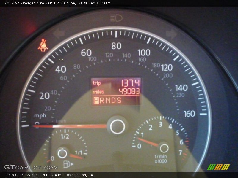Salsa Red / Cream 2007 Volkswagen New Beetle 2.5 Coupe