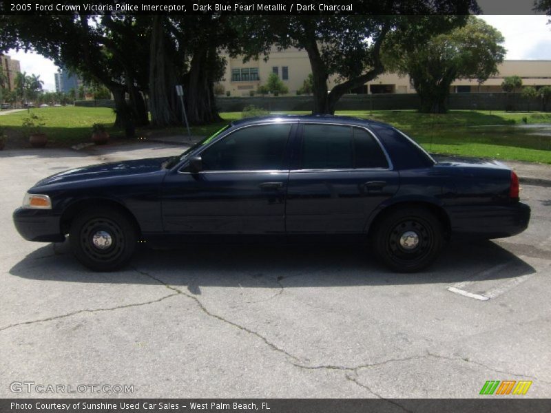 Dark Blue Pearl Metallic / Dark Charcoal 2005 Ford Crown Victoria Police Interceptor