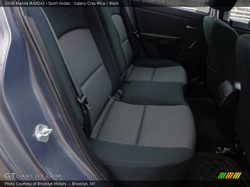 Galaxy Gray Mica / Black 2008 Mazda MAZDA3 i Sport Sedan