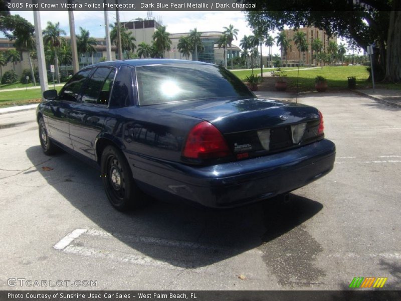 Dark Blue Pearl Metallic / Dark Charcoal 2005 Ford Crown Victoria Police Interceptor