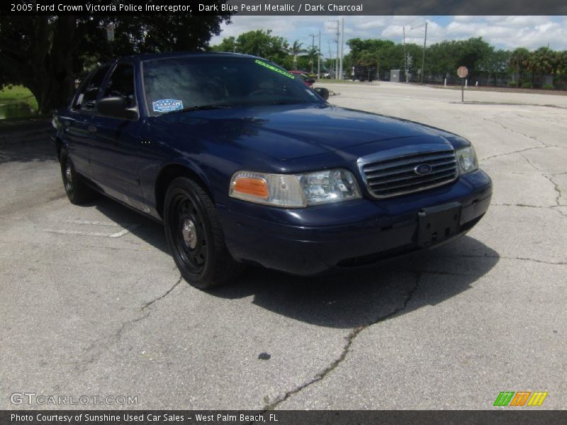 Dark Blue Pearl Metallic / Dark Charcoal 2005 Ford Crown Victoria Police Interceptor