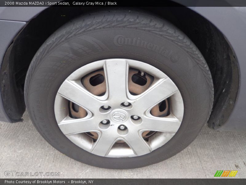Galaxy Gray Mica / Black 2008 Mazda MAZDA3 i Sport Sedan