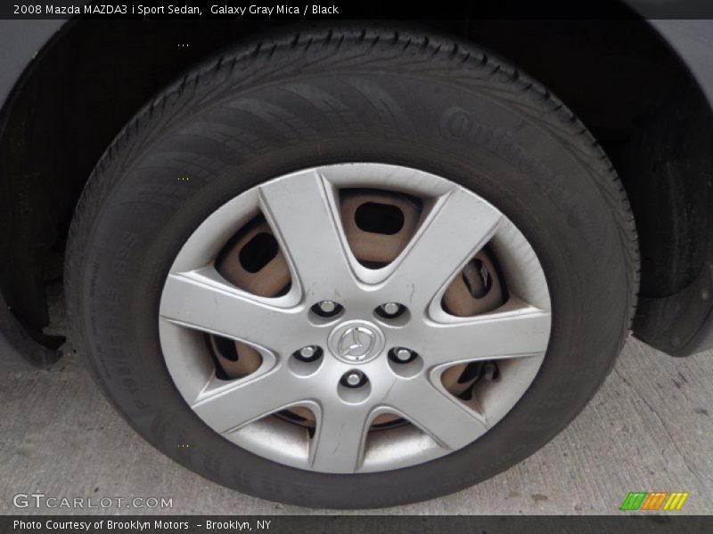 Galaxy Gray Mica / Black 2008 Mazda MAZDA3 i Sport Sedan