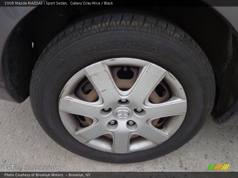 Galaxy Gray Mica / Black 2008 Mazda MAZDA3 i Sport Sedan