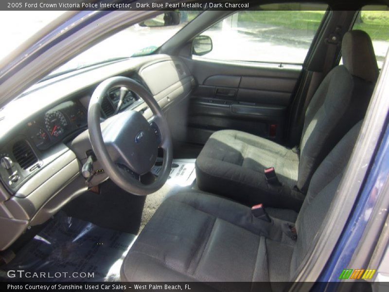 Dark Blue Pearl Metallic / Dark Charcoal 2005 Ford Crown Victoria Police Interceptor