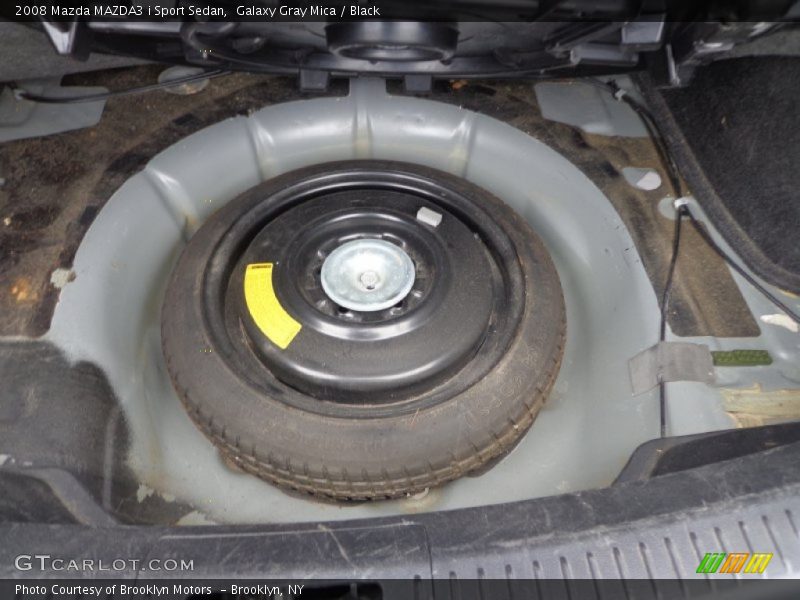 Galaxy Gray Mica / Black 2008 Mazda MAZDA3 i Sport Sedan