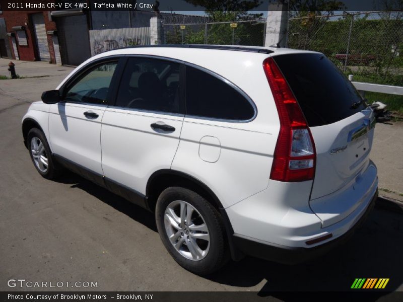 Taffeta White / Gray 2011 Honda CR-V EX 4WD