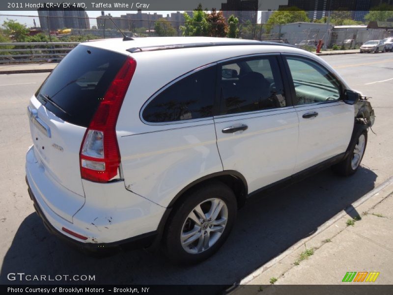 Taffeta White / Gray 2011 Honda CR-V EX 4WD