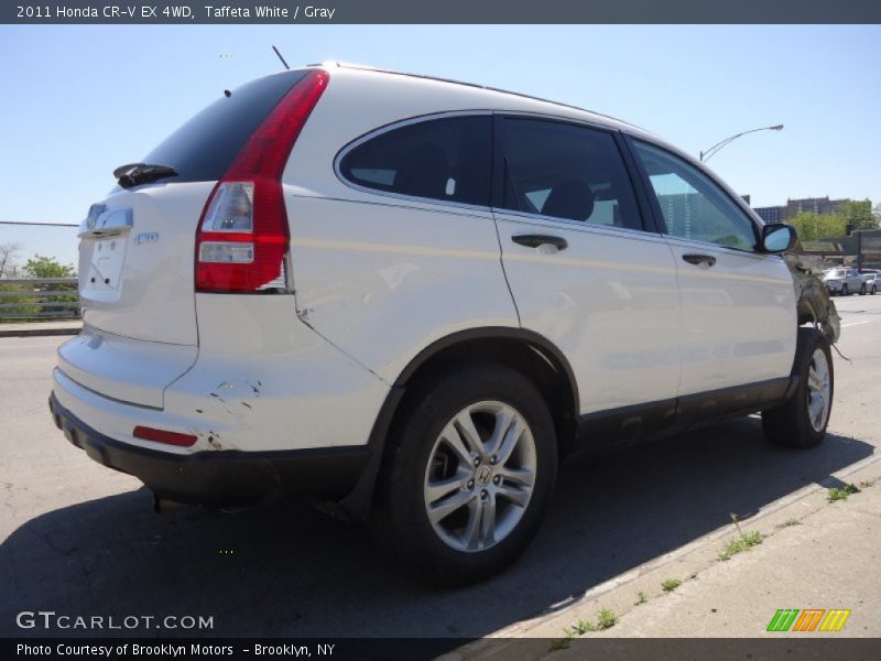 Taffeta White / Gray 2011 Honda CR-V EX 4WD