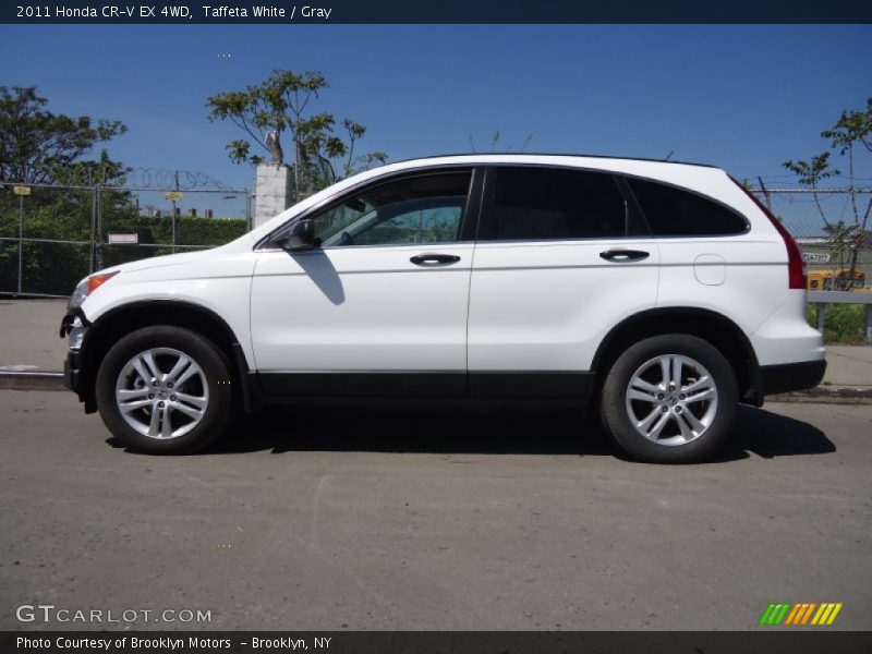 Taffeta White / Gray 2011 Honda CR-V EX 4WD