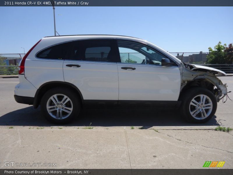 Taffeta White / Gray 2011 Honda CR-V EX 4WD