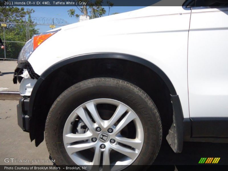 Taffeta White / Gray 2011 Honda CR-V EX 4WD