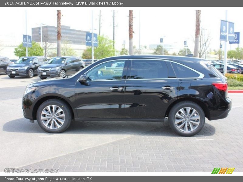 Crystal Black Pearl / Ebony 2016 Acura MDX SH-AWD Technology