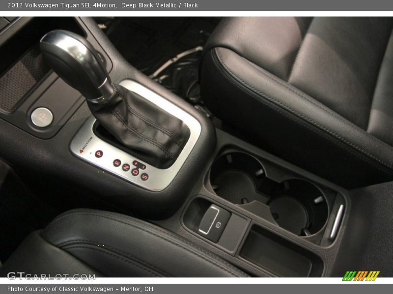 Deep Black Metallic / Black 2012 Volkswagen Tiguan SEL 4Motion