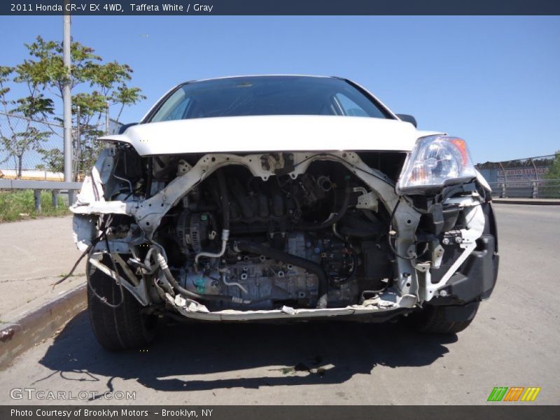 Taffeta White / Gray 2011 Honda CR-V EX 4WD