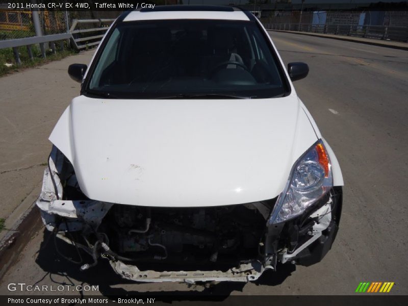 Taffeta White / Gray 2011 Honda CR-V EX 4WD