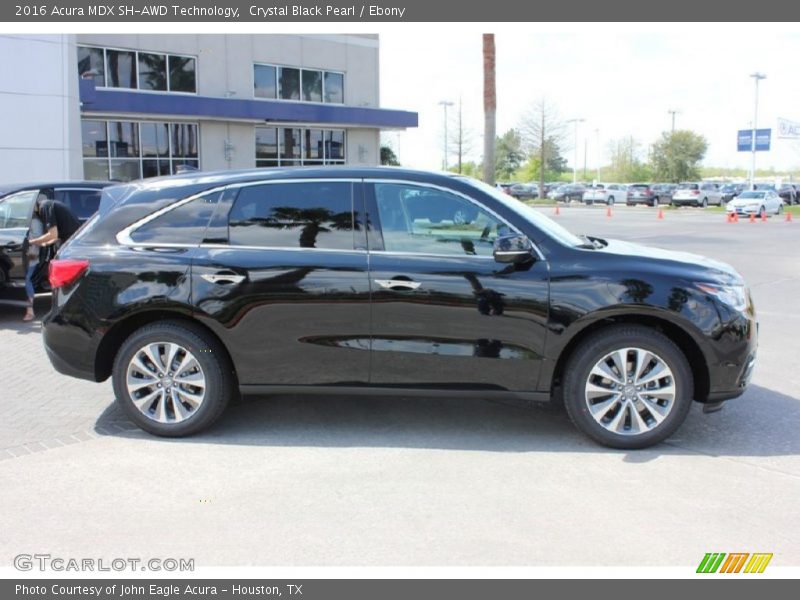 Crystal Black Pearl / Ebony 2016 Acura MDX SH-AWD Technology