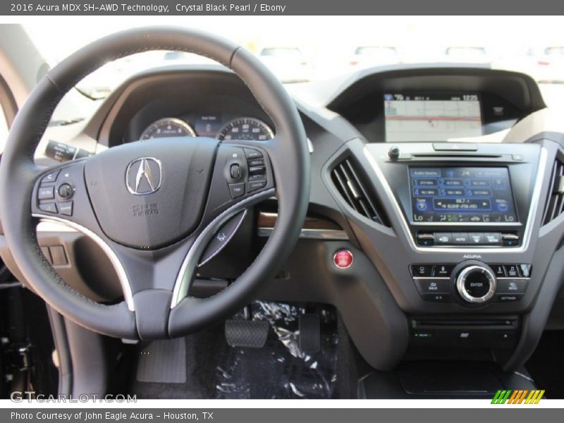 Crystal Black Pearl / Ebony 2016 Acura MDX SH-AWD Technology
