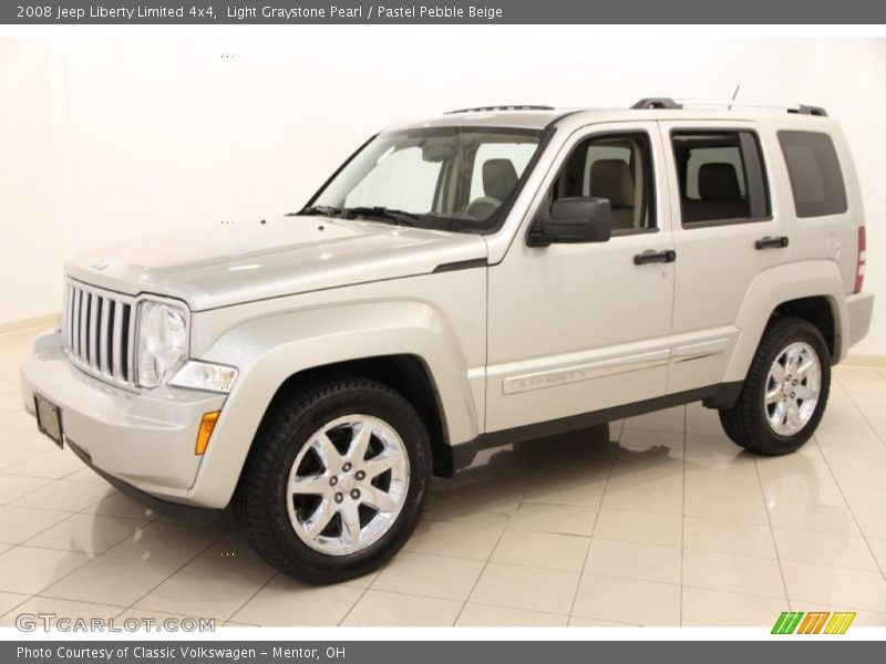 Light Graystone Pearl / Pastel Pebble Beige 2008 Jeep Liberty Limited 4x4
