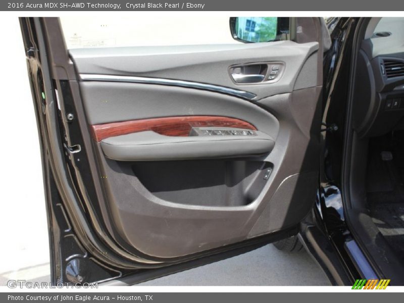 Crystal Black Pearl / Ebony 2016 Acura MDX SH-AWD Technology