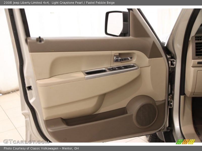 Light Graystone Pearl / Pastel Pebble Beige 2008 Jeep Liberty Limited 4x4