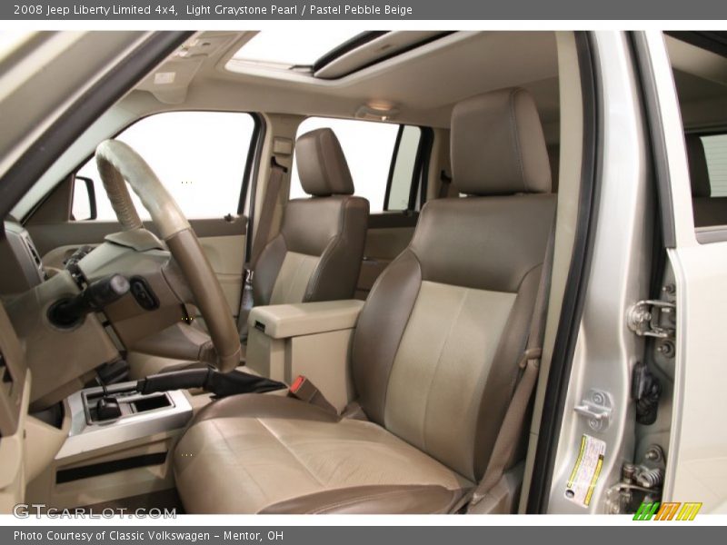 Light Graystone Pearl / Pastel Pebble Beige 2008 Jeep Liberty Limited 4x4