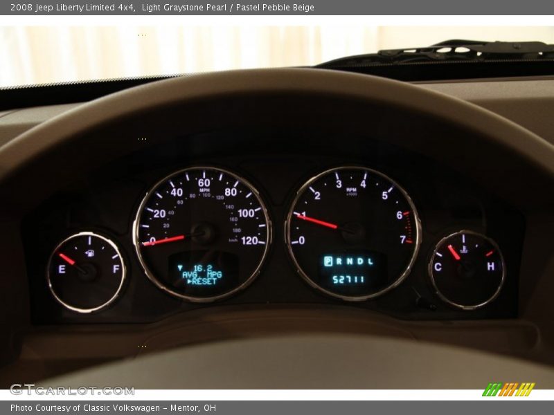 Light Graystone Pearl / Pastel Pebble Beige 2008 Jeep Liberty Limited 4x4