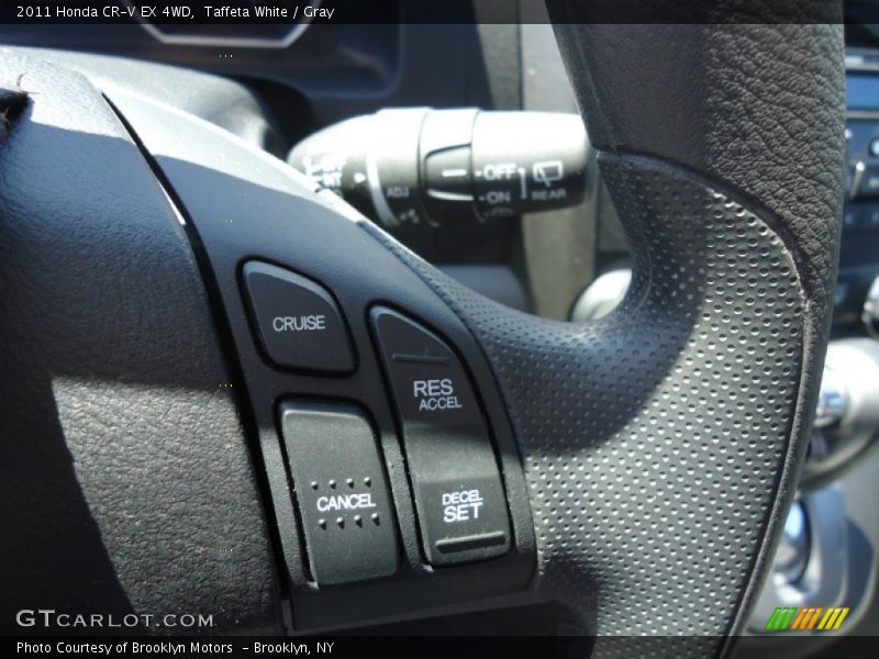 Taffeta White / Gray 2011 Honda CR-V EX 4WD
