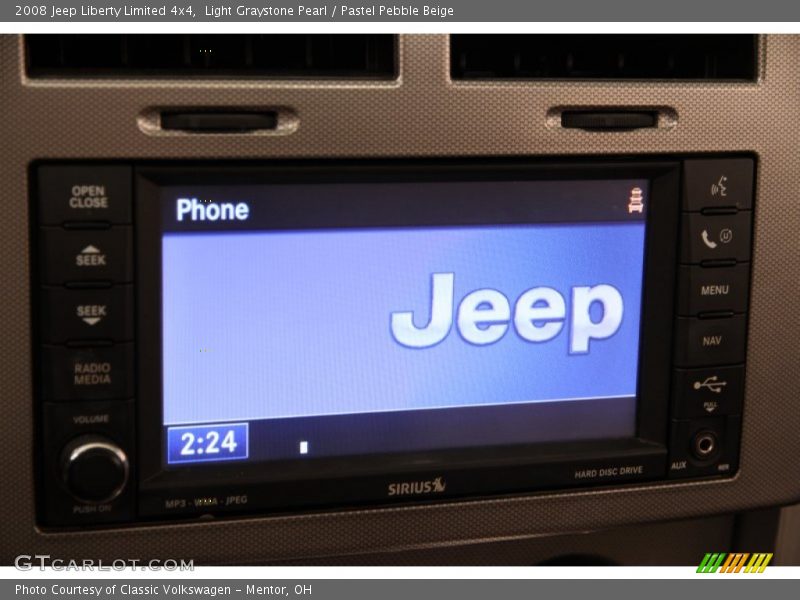 Light Graystone Pearl / Pastel Pebble Beige 2008 Jeep Liberty Limited 4x4