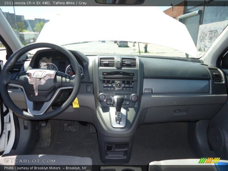 Taffeta White / Gray 2011 Honda CR-V EX 4WD