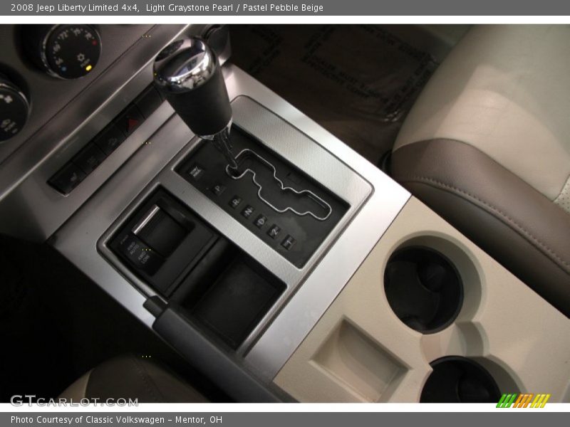 Light Graystone Pearl / Pastel Pebble Beige 2008 Jeep Liberty Limited 4x4