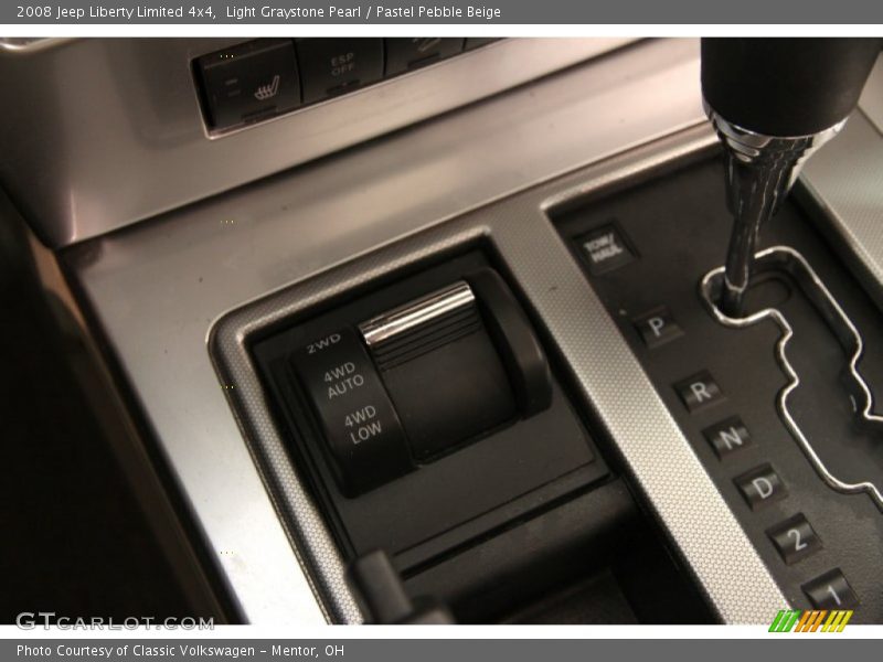 Light Graystone Pearl / Pastel Pebble Beige 2008 Jeep Liberty Limited 4x4