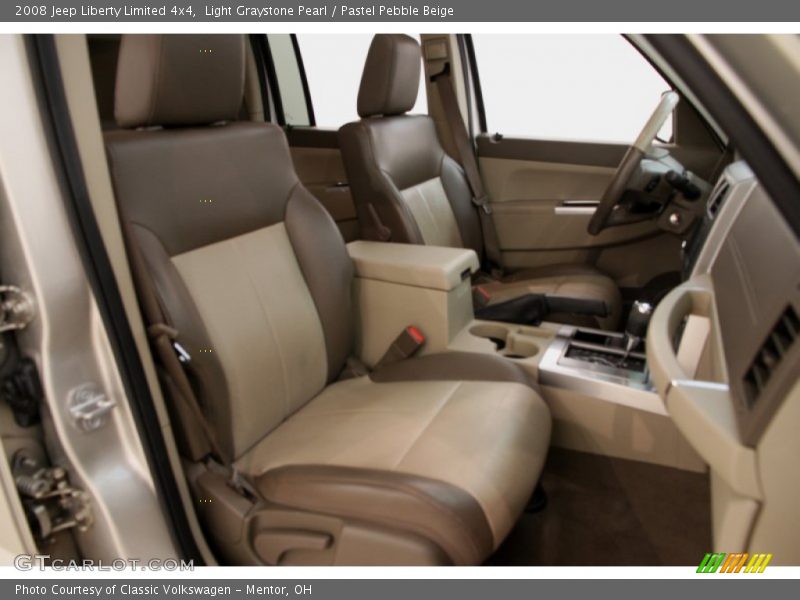 Light Graystone Pearl / Pastel Pebble Beige 2008 Jeep Liberty Limited 4x4