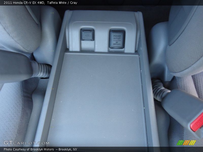 Taffeta White / Gray 2011 Honda CR-V EX 4WD