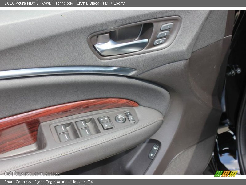 Crystal Black Pearl / Ebony 2016 Acura MDX SH-AWD Technology